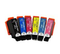 ZQEwqmBNE Cartucho de Tinta Compatible con Impresora EP-881AW EP-883AW KAM-BK-L KAM-C-L(1 Set Pigment)