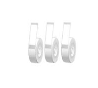 ZQEwqmBNE Papel de Etiqueta térmica Rolls 3 Rolls D30 Q30 12x40mm Gap Compatible con la Impresora P12 P15(Set-E)