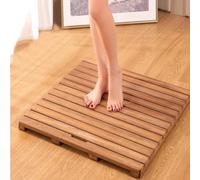 ZQFHSX Alfombrilla de baño de bambú de Gran tamaño, 40 x 105 cm, Impermeable, Antideslizante, de Madera, para baño, Cocina, Dormitorio, Natural, para pies, Segura.