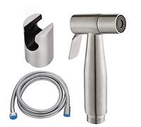 ZQFHSX Compatible con higiene Personal, Inodoro, baño para Mascotas, pañales, trapeador, Piscina, Acero Inoxidable 304, Juego de Ducha con Manguera, Juego de Tres Piezas para Montaje en p