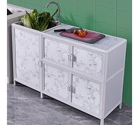 ZQFHSX Mueble Independiente de Acero Inoxidable con Fregadero, estación de Lavado para cocinas comerciales de restaurantes, con lavamanos Individual para Uso Interior y Exterior, Garaje o