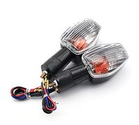 ZQINGQING Intermitentes Moto Luz indicadora de señal giro compatible For HONDA CBR1100XX CBR900RR CBR 1000 125R CB600F CB900F, accesorios for motocicleta, bombilla(Clear)