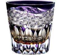 ZQINGQING Vasos Cristal Vasos De Whisky Colores Cortados A Mano for Limpiar Vidrio Antiguo, Artículos Barra Cristal Grabados(Color 7)