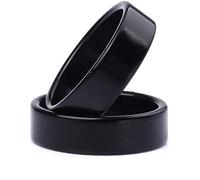 ZQION Anillo magnético negro fuerte de magia PK para trucos de magia para decoración de dedos, anillo de mago, ilusión, accesorios de truco (21 mm) (21 mm, negro)