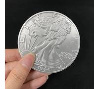 ZQION Jumbo Walking Liberty Half Dollar (7,3 cm) Magic Tricks Coin Appearing Magia Magician Close Up Street Illusions Props Accesorios