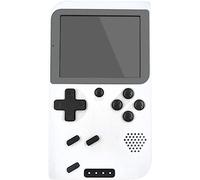 ZQJYMXY Consolas De Juegos Portátiles, Mini Consola De Juegos De Bolsillo Retro Portátil con Banco De Energía De 8000 Mah Y Función De Linterna LED 400 Juegos Clásicos FC Incorporados (Size : White)