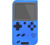 ZQJYMXY Consolas De Juegos Portátiles, Mini Consola De Juegos De Bolsillo Retro Portátil con Banco De Energía De 8000 Mah Y Función De Linterna LED 400 Juegos Clásicos FC Incorporados (Size : Blue)