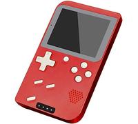 ZQJYMXY Consolas De Juegos Portátiles, Mini Consola De Juegos De Bolsillo Retro Portátil con Banco De Energía De 8000 Mah Y Función De Linterna LED 400 Juegos Clásicos FC Incorporados (Size : Pink)