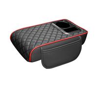 Zqkimzi Auto Center Console Armrest Pillow, Car Arm Rest Extender, Storage Case with Cup Holder, Car Center Console Pad, Elbow Rest Pillow for Cars, Cozy Car Armrest Cushion with Easy Access Storage