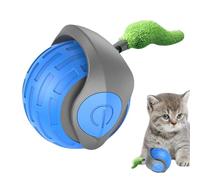 Zqkimzi Automatic Cat Toy, Electric Cat Ball, Interactive Cat Toys, Cat Entertainment Ball, Indoor Cat Toy, Interactive Cat Toys for Small Cat, Big Cat Entertainment, Indoor Interaction