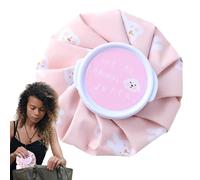 Zqkimzi Bolsa de hielo | Bolsa de hielo rellenable a prueba de fugas fría y caliente, bolsa de agua caliente | Bolsa de hielo fría ligera bolsa de agua caliente para rodillas, frente y tobillos