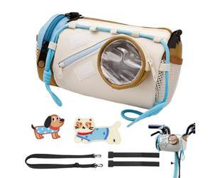 Zqkimzi Bolsa organizadora impermeable para manillar de 2 litros | Bolsa frontal impermeable de 2 litros para viajes al aire libre, senderismo, ciclismo de montaña, aventura al aire libre