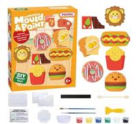 Zqkimzi Christmas Plaster Painting Kit, Christmas Plaster Statue Painting, Christmas Theme Plaster Ornaments, Plaster to Paint Christmas Decorations for Home Crafts and Kids' Creative Projects