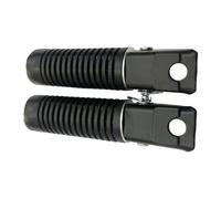 Zqkimzi Clavija de pie para motocicleta | Pedales de estriberas traseras Estriberas de pasajero,Reposapiés de acero para motocicleta, estriberas antideslizantes para carretera, universales