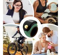 Zqkimzi Contador de Dedo, Contador de Dedo Clicker, Contador de clicker de de 5 dígitos con Pantalla Digital electrónica, Herramienta de conteo de Cuentas de oraciones, Herramienta de conteo