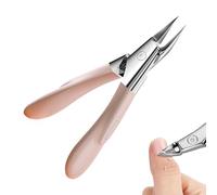 Zqkimzi Cortauñas Curvo - Cortador De Uñas Para Personas Mayores | Cortauñas Para Uñas Encarnadas Portátil De Viaje Para Manicura Y Hombres Mujeres Personas Mayores Y Niños