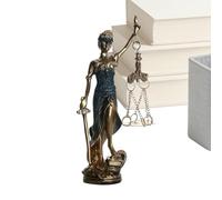 Zqkimzi Decoración - Vintage de Sobremesa,Símbolo de Justicia y Equidad Estatua Decorativa para Mujer,para Dormitorio, Apartamento, Estantería, Chimenea, Biblioteca, Eventos y Celebraciones