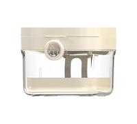 Zqkimzi Denture Holder Case, Denture Organizer Set with Mirror, Teeth Protection Cover Tool, Hygienic Design, Ideal for Child, Elderly, Night Guard Use, 3.62x2.8x3.78 Inches