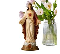 Zqkimzi Estatua Virgen María 20 cm Católico Bendito Religioso Sagrado