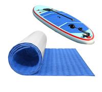 Zqkimzi EVA Foam Boat Decking, Boat Flooring Traction Pad, Self-Adhesive EVA Foam Mat, Non-Slip Boat Deck Mat, Trimmable EVA Foam Sheet, Surfboard Decking Pad, RV Boat Flooring