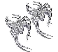 Zqkimzi Halloween Accessories Unique Spider Design, Halloween Hair Nonslip Grip, Spider Hair Clip Perfect Halloween Accessory, Hair Clips For Women Rust Resistant 4.45x2.48 Good For Home