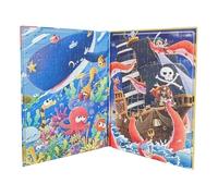 Zqkimzi Magnetic Educational Puzzle Book, Interactive Travel Game, Creative Learning Activity with Colorful Pieces, Excellent for Kids Boys Girls on Road Trips Car Rides Vacation Playtime