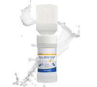 Zqkimzi Pintura de pared, pasta de reparación de interiores, fórmula segura a base de agua, reparación de pequeños defectos, aplicador de pincel integrado, kit de pintura plana para el hogar
