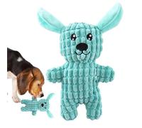 Zqkimzi Plush Squeaky Dog Toys, Tough Pet Stuffed Animal, Puppy Toys to Keep Them Busy Boredom Relief and Teething Cleaning, Durable Chew Toy for Small Medium Dogs, 24x14x5cm