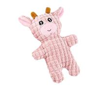 Zqkimzi Plush Squeaky Dog Toys, Tough Pet Stuffed Animal, Puppy Toys to Keep Them Busy Boredom Relief and Teething Cleaning, Durable Chew Toy for Small Medium Dogs, 24x14x5cm