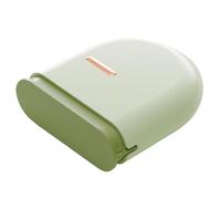 Zqkimzi Portable Braces Case, Grinding Teeth Guard Holder with Ventilation Holes, Portable Braces Storage Box, 8.8x9.6x2.9cm, Capacity Retainer Cases for Women, Men, Adult