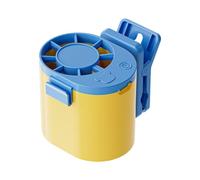 Zqkimzi Portable Clip Fan, Bladeless Personal Cooling Fan, 360 Rotating Clamp Fans with Strong Grip Design, Lightweight Cooling Accessory, Fans with Minimal Style, Travel Use for Car