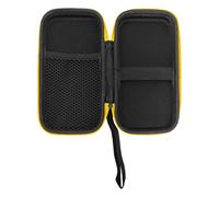 Zqkimzi Protective Console Bag, Shockproof Storage Case, Handheld Console Bag, Portable Console Case, Console Storage Bag, 18.5x9.5x4 cm, / 7.3x3.7x1.6in, for Handheld Console, Black and Yellow [video