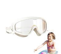 Zqkimzi Swimming Goggles Kids, Anti UV Pool Goggles, Comfortable No-Nose-Bridge Design, Adjustable Anti-Fog Swim Eyewear for Boys & Girls, Fun Out Door Activities