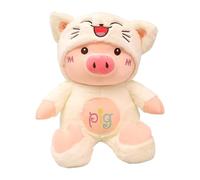 Zqkimzi Swine Stuffed Animal, Stuffed Hog Plushie, Cute Stuffed Animal Doll, Pig Plush Pillow, Plush Swine Toy, Creative Stuffed Animal, Soft Pig Stuffed Animal Toy for Boys and Girls