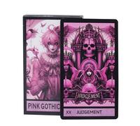 Zqkimzi Tarot Oracle Cards, baraja de adivinación de 78 cartas, herramienta portátil de conocimiento, diseño de orientación espiritual, juego de lectura intuitivo para juego, uso psicológico, insight