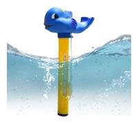 Zqkimzi Termómetro Flotante Para Piscinas - Monitor Flotante de Temperatura del Agua,Herramienta de Medición Precisión y Respuesta Rápida para Piscinas Acuarios Bañeras Spa Exterior Interior