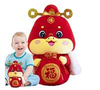 Zqkimzi Year of The Snake Plush Toy, Spring Festival Plush Snake, Mascot Plush Snake, Red Snake Plush Toy, Home Decoration Snake Plush, Super Soft Snake Plush, Snake Stuffed Toy for Festivals