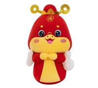 Zqkimzi Year of The Snake Plush Toy, Spring Festival Plush Snake, Mascot Plush Snake, Red Snake Plush Toy, Home Decoration Snake Plush, Super Soft Snake Plush, Snake Stuffed Toy for Festivals