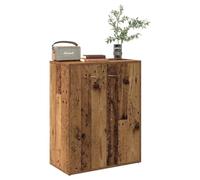 ZQQLVOO Aparador con aspecto de madera envejecida, armario de jardín para salón, dormitorio, 60 x 30 x 75 cm, material de madera