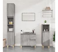 ZQQLVOO Armario para debajo del baño, 30 x 30 x 190 cm, madera