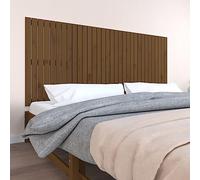 ZQQLVOO Cabecero Cama Pared Madera Maciza Pino marrón Miel Wall Mounted Wooden Headboard with Classic Design, Solid Pine Wood for Bedroom, Rustic Style Back Support for