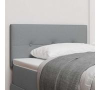 ZQQLVOO Cabecero con cabecera Manual Gris Claro Modern Upholstered Bed Frame Headboard with Adjustable Height, Soft Velvet Fabric for Bedroom Decor, Solid Pine Wood con