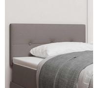 ZQQLVOO Cabecero con cabecera Manual Taupé Modern Upholstered Bed Frame Headboard with Adjustable Height, Soft Velvet Fabric for Bedroom Decor, Solid Pine Wood Construc