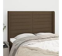 ZQQLVOO Cabecero con Orejas de Tela Gris Claro Classic Tufted Upholstered Bed Frame Headboard with Ears, Adjustable Height, Sturdy Wooden Legs, Breathable Fabric for Be