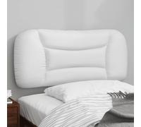 ZQQLVOO Cabecero de Cama Acolchado Cuero sintético Blanco Padded Upholstered Headboard with Elegant Design for Bedroom, Durable Synthetic Leather, Easy Installation wit