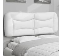 ZQQLVOO Cabecero de Cama Acolchado Cuero sintético Blanco Padded Upholstered Headboard with Elegant Design for Bedroom, Durable Synthetic Leather, Easy Installation wit