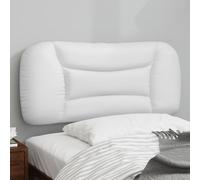 ZQQLVOO Cabecero de Cama Acolchado Cuero sintético Blanco Padded Upholstered Headboard with Elegant Design for Bedroom, Durable Synthetic Leather, Easy Installation wit