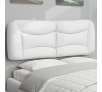 ZQQLVOO Cabecero de Cama Acolchado Cuero sintético Blanco Padded Upholstered Headboard with Elegant Design for Bedroom, Durable Synthetic Leather, Easy Installation wit