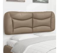 ZQQLVOO Cabecero de Cama Acolchado Cuero sintético Capuchino Padded Upholstered Headboard with Elegant Design for Bedroom, Durable Synthetic Leather, Easy Installation