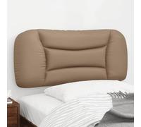 ZQQLVOO Cabecero de Cama Acolchado Cuero sintético Capuchino Padded Upholstered Headboard with Elegant Design for Bedroom, Durable Synthetic Leather, Easy Installation